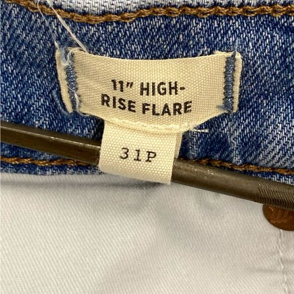 Madewell Light Blue Flare & Wide Leg Jeans - Picture 12 of 15